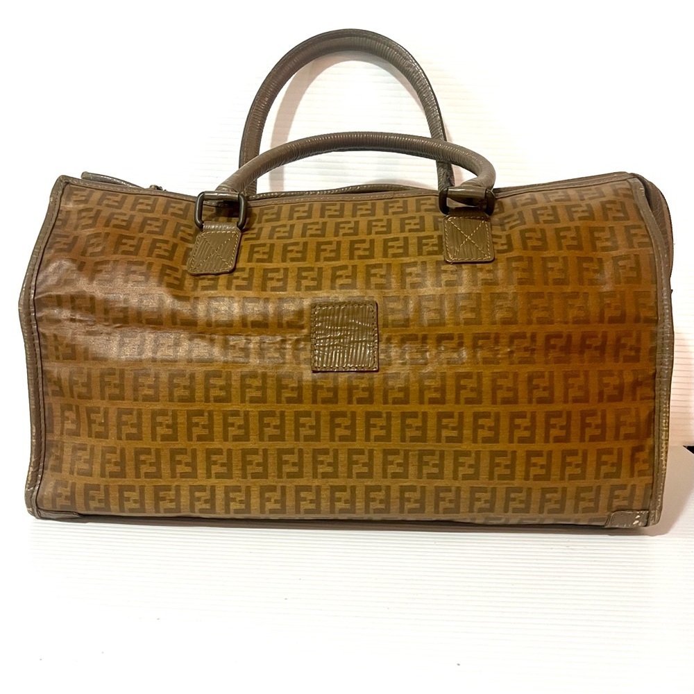 Authentic Fendi Tan and Brown handbeg